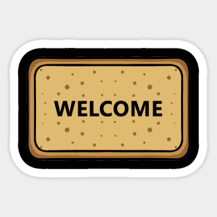 Welcome Mat Sticker